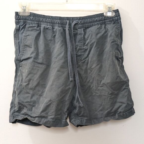 Vans Blue Gray Elastic Waistband Shorts Pull on Mens Small - Picture 1 of 10
